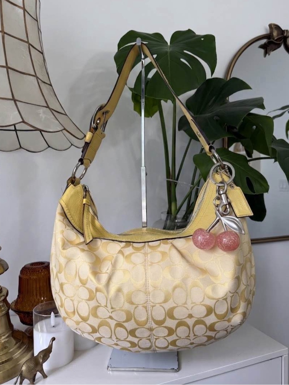Coach Y2K hobo bag in yellow